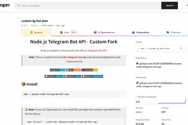Le malware Vidar dissimulé dans des paquets npm malveillants